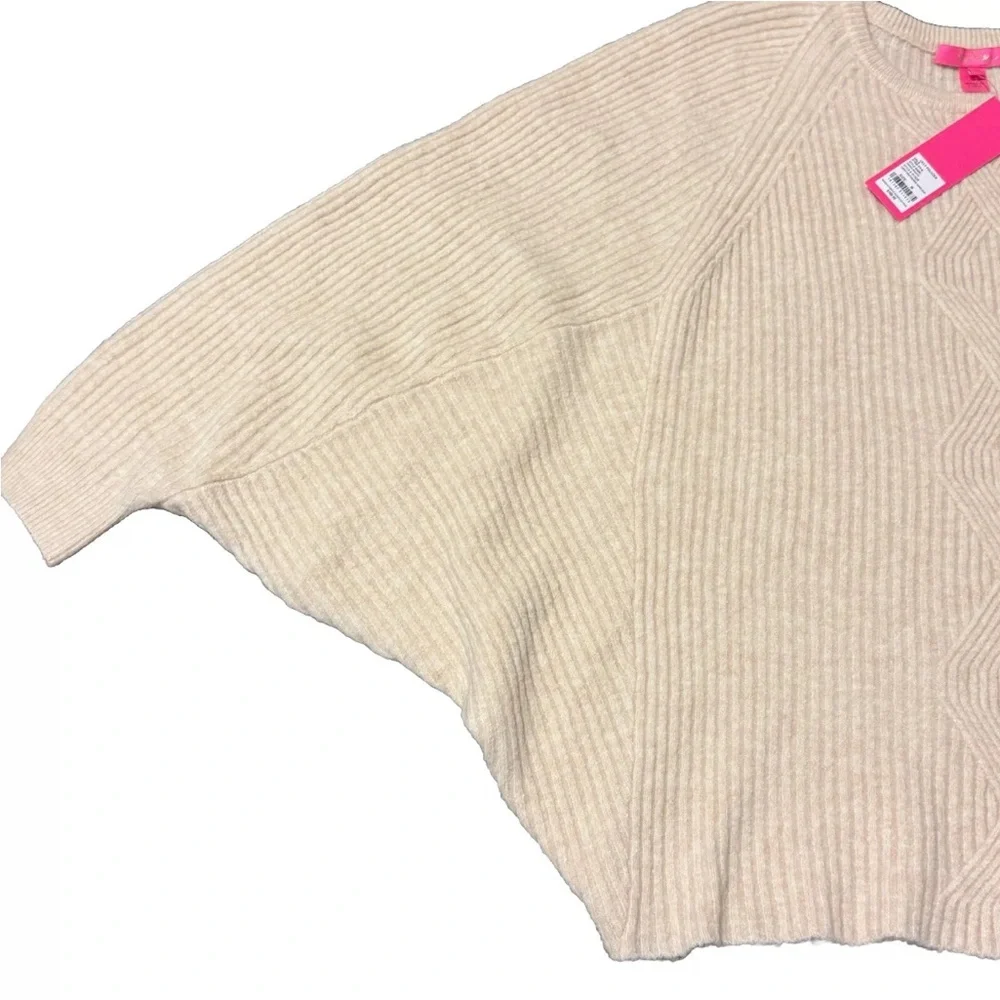LILLY PULITZER ARIENZA SWEATER HEATHERED SAND BAR -SIZE M‎
